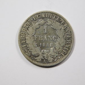1 Franc Cérès 1888A  TB Argent 835°/°° EB91241