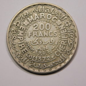 200 Francs 1953 TTB  Argent MAROC EB91298