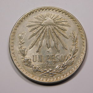 1 Peso 1944 SUP+ Argent Mexique EB91310