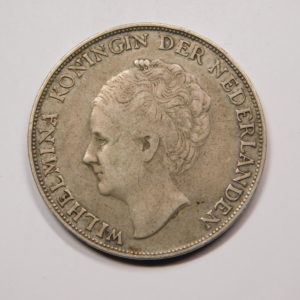 1 Gulden Wilhelmina 1944 TB+/TTB Curaçao Argent EB91322