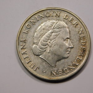 1 Gulden Juliana 1952 SUP Antilles Hollandaises Argent EB91338