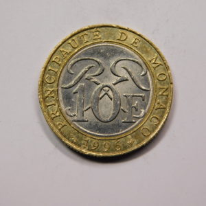 10 Francs Rainier III 1996 SUP Principauté de Monaco EB91368