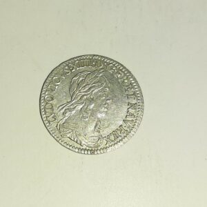 1/12ème d’Ecu 2eme poinçon Warin, buste drapé cuirassé Louis XIII 1643A.(point) I SUP Argent 917°/°° EB91376