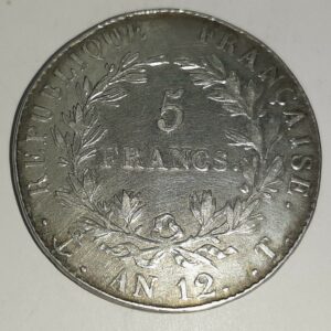 5 Francs Napoléon Ier AN12T  TB EB91381