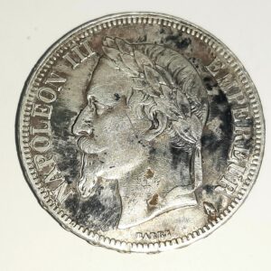 5 Francs Napoléon III tête laurée1868 A  TB+ EB91399