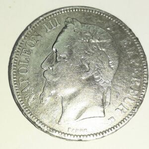 5 Francs Napoléon III tête laurée1868BB TB EB91402