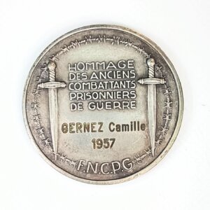 MEDAILLE Hommage Des Anciens Combattants Prisonniers de Guerre EBM90001
