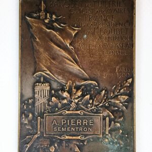 MEDAILLE Banquet des Tuileries Paris 22 Septembre 1900 EBM90010