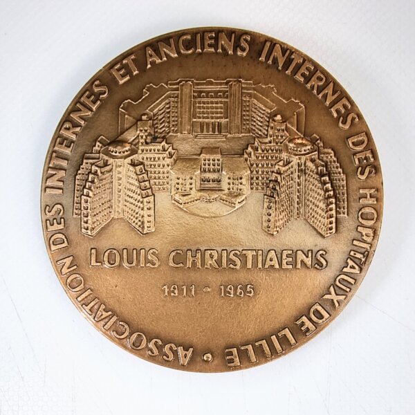 MEDAILLE Association des internes et Anciens internes Hopitaux de LILLE L.CHRISTIAENS EBM90016 – Image 2