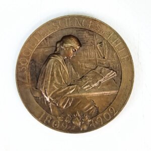 MEDAILLE Ste des Sciences de LILLE Œuvre Pie WICAR EBM90020