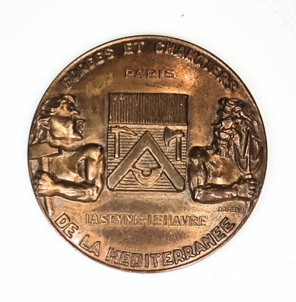 MEDAILLE Forges et Chantiers de la Méditerranée EBM90021