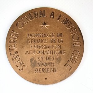 MEDAILLE Secrétariat Général de l’Aviation Civile EBM90024