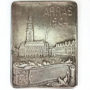 MEDAILLE Exposition du Nord de la France Travail Solidarité ARRAS 1904 EBM90025