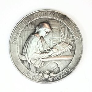 MEDAILLE Ste des Sciences de LILLE Œuvre de Pie  WICAR EBM90027