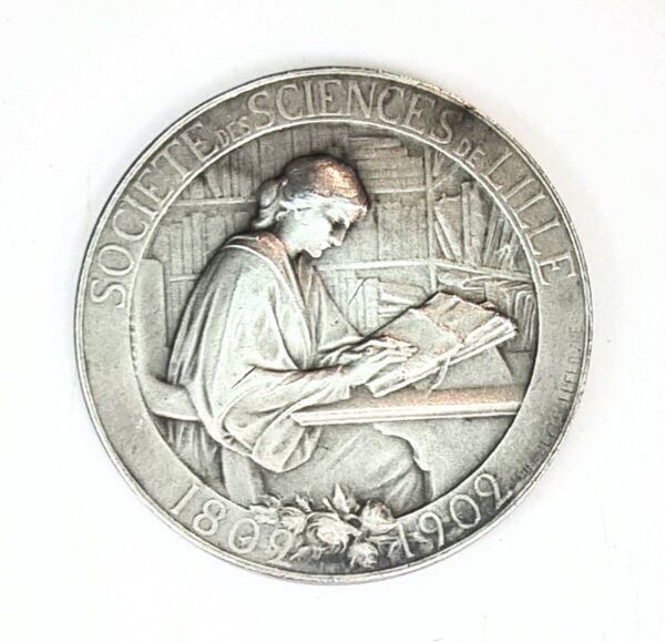MEDAILLE Ste des Sciences de LILLE Œuvre de Pie  WICAR EBM90027 – Image 2