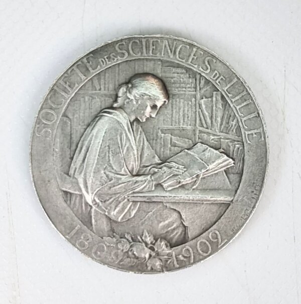 MEDAILLE Ste Des Sciences De LILLE Œuvre de Pie WICAR EBM90030