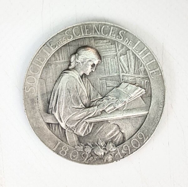 MEDAILLE Ste Des Sciences de LILLE Œuvre de WICAR EBM90031 – Image 2
