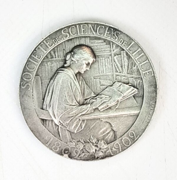 MEDAILLE Ste Des Sciences De LILLE Œuvre de Pie WICAR EBM90032 – Image 2