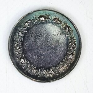 MEDAILLE DE MARIAGE CHRETIEN ARGENT EBM90047