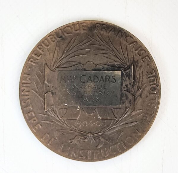 MEDAILLE Instruction Primaire Education Nationale EBM90058 – Image 2