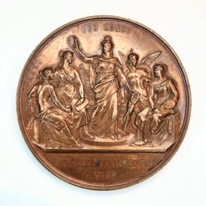 MEDAILLE François Joseph I D’AUTRICHE Esposition Universelle de VIENNE 1873 RARE EBM90060