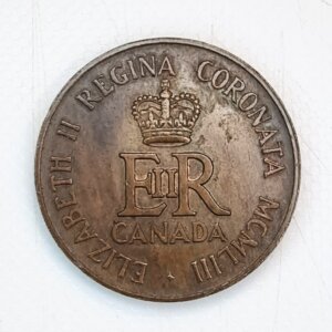 MEDAILLE Commémoration du Couronnement de la Reine ELIZABETH II 1953 EBM90079