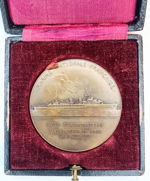 MEDAILLE D'ENTRECASTEAUX 1737-1793 Navire Avisio d'ENTRECASTEAUX 1931 EBM90083 – Image 2