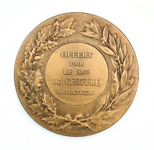 MEDAILLE Offerte par Le Ministre DE GEOFFRE Sénateur EBM90087 – Image 2