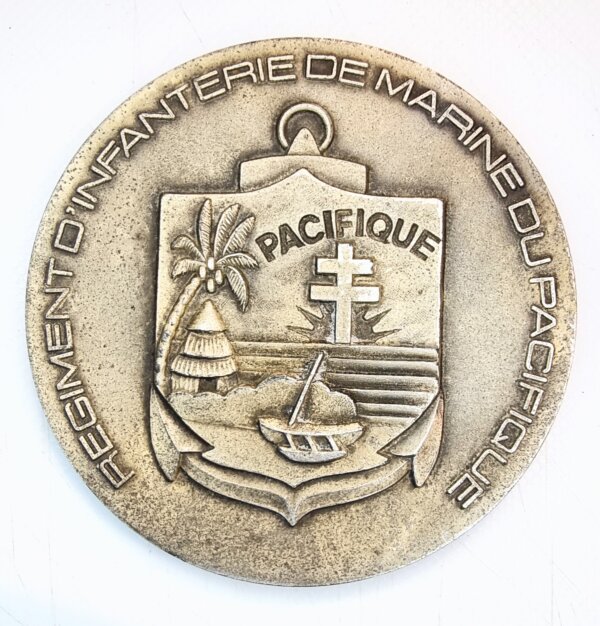 MEDAILLE REGIMENT D'INFANTERIE DE MARINE DU PACIFIQUE EBM90088