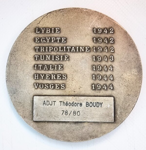 MEDAILLE REGIMENT D'INFANTERIE DE MARINE DU PACIFIQUE EBM90088 – Image 2