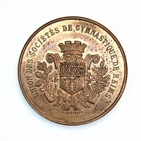 MEDAILLE Concours de Gymnatique REIMS 1887 EBM90001