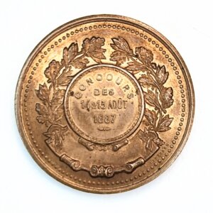 MEDAILLE Concours de Gymnatique REIMS 1887 EBM90001