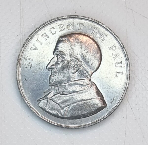 MEDAILLE St Vincent De Paul patronage et cercle des Apprentis et jeunes Ouvriers 1893 RARE EBM90092