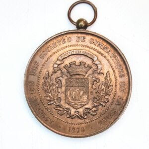 MEDAILLE Concours se Gymnastique PARIS 11 Novembre 1883 EBM90108