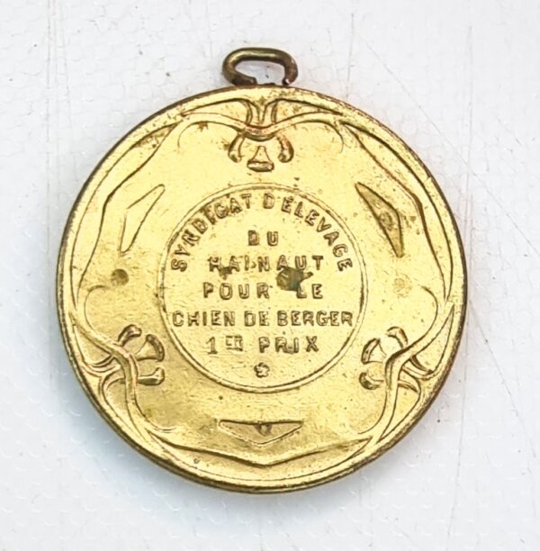 MEDAILLE Syndicat D'Elevage du HAINAUT BELGIQUE  EBM90117 – Image 2