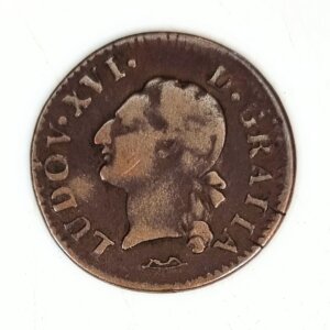 Liard à l’Ecu Louis XVI 1778 & (Aix)RARE R1 TTB- EB91413