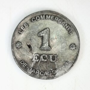 JETON Nécessité Commerçants de Carcassonne 1 Ecu 1992 EBJ90014
