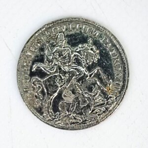 JETON St GEORGES Terrassant le Dragon Argent EBJ90015