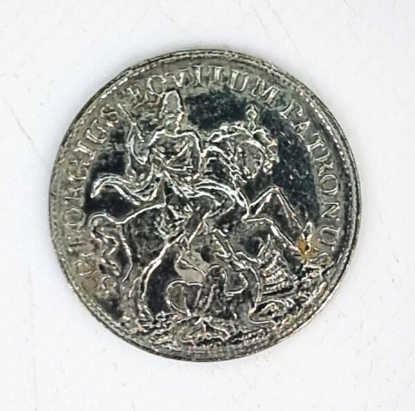 JETON St GEORGES Terrassant le Dragon Argent EBJ90015