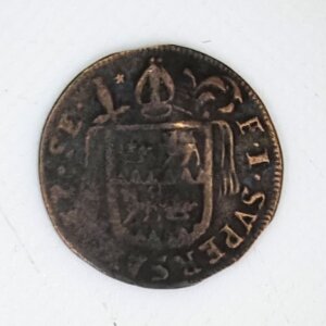 JETON SUISSE VALAIS-SION François-Joseph Supersaxo 1 Batzen 1721 RARE EBJ90026