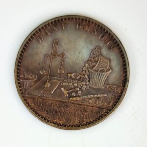 JETON Dant Pondus ajusteur de la monnaie de Paris 1767 EBJ90029