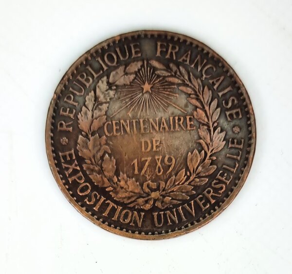 JETON 3ème REPUBLIQUE Centenaire de l'Exposition Universelle de 1789 EBJ90032