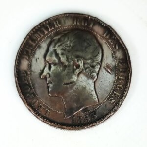 JETON  Leopold Ier module du 10 Centimes 1853 BELGIQUE EBJ90033