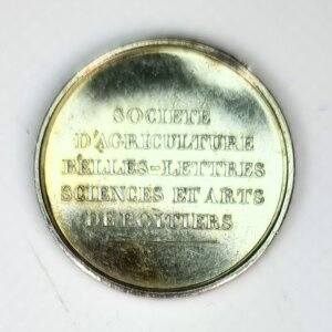 JETON Société D’Agriculture Belles Lettres Sciences et Arts POITIERS Argent EBJ90037