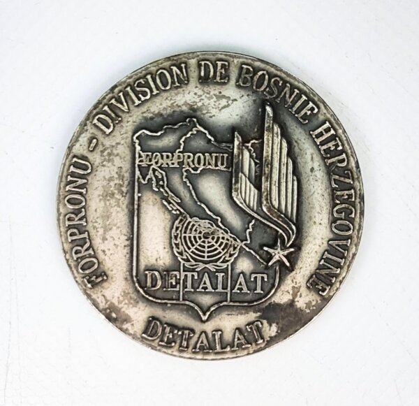 JETON  Détachement DETALAT division BOSNIE Herzégovine de la FORPRONU EBJ90047