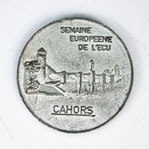 JETON  Commerçants de CAHORS 1 Ecu 1992 EBJ90050