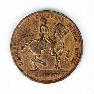 JETON  Louis Philippe Ier, l’Armée au Duc D’ORLEANS 1842 EBJ90054