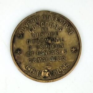 JETON Concours Musique d’Harmonie d’ORPHEON COURVILLE 1882 EBJ90061