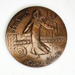 MEDAILLE 5ième République VISITE PESSAC MONNAIE DE PARIS EBM90119