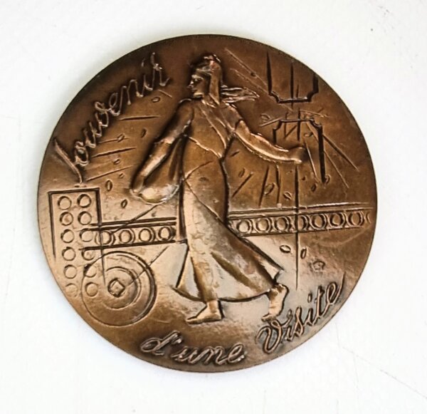 MEDAILLE 5ième République VISITE PESSAC MONNAIE DE PARIS EBM90119
